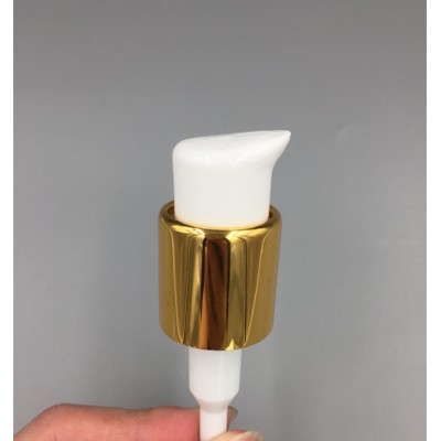 cream pump with uv coating