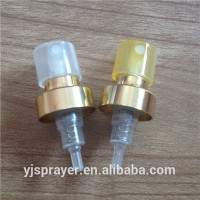 perfume bottle sprayer pump plastic or aluminum actuator