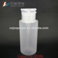 Empty plastic Nail Art Tools nail polish remover dispenser bottle